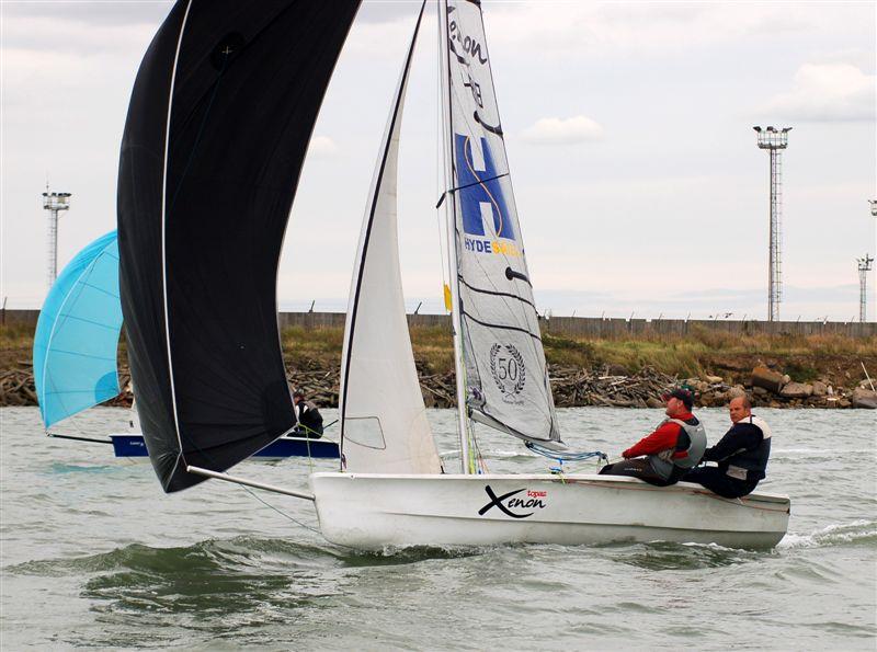 Round the Isle of Sheppey race 2014 photo copyright Nick Champion / www.championmarinephotography.co.uk taken at Isle of Sheppey Sailing Club and featuring the Topaz Xenon class