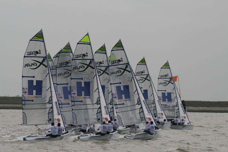 The fleet start during the 2011 Endeavour Trophy photo copyright Sue Pelling taken at  and featuring the Topaz Xenon class