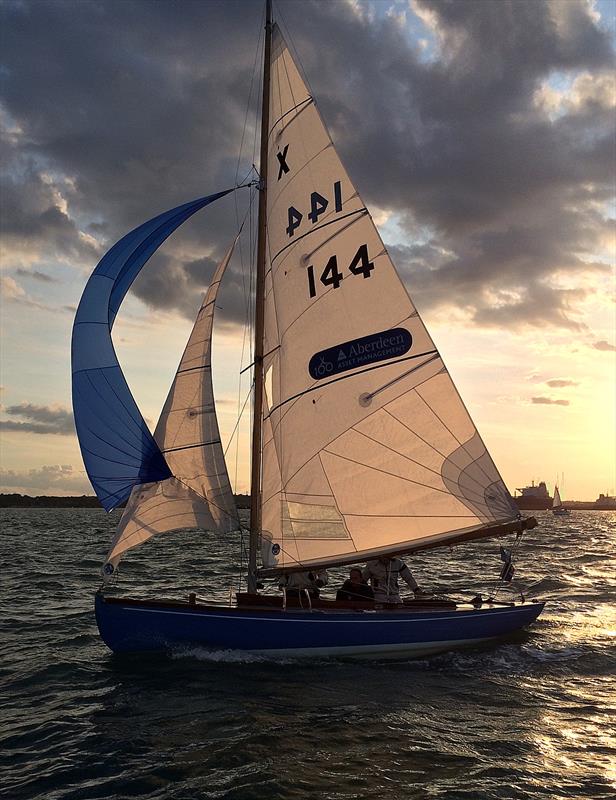 La Mouette on Hamble River Wednesday Night Series B day 6 photo copyright Olly Love taken at Hamble River Sailing Club and featuring the XOD class