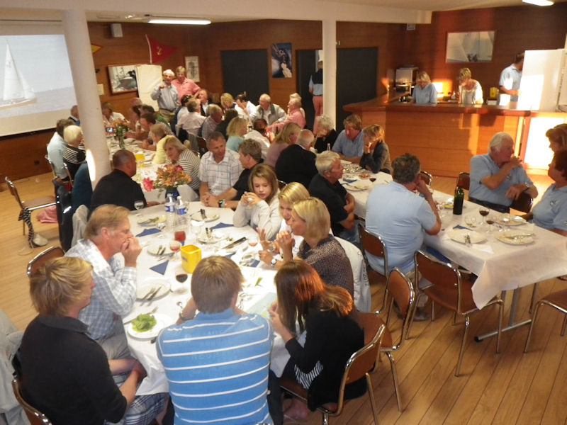 The Yacht Club du Crouesty Arzon lay on a fabulous buffet for the Régate XOD photo copyright Jo Haill taken at Yacht Club du Crouesty Arzon and featuring the XOD class