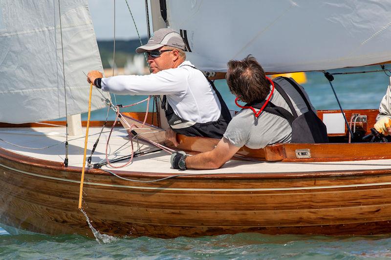 XOD fleet on day 7 of Cowes Week photo copyright Martin Augustus / www.sailingimages.co.uk taken at Cowes Combined Clubs and featuring the XOD class