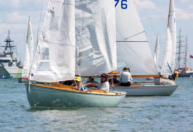 XOD fleet on day 7 of Cowes Week photo copyright Martin Augustus / www.sailingimages.co.uk taken at Cowes Combined Clubs and featuring the XOD class