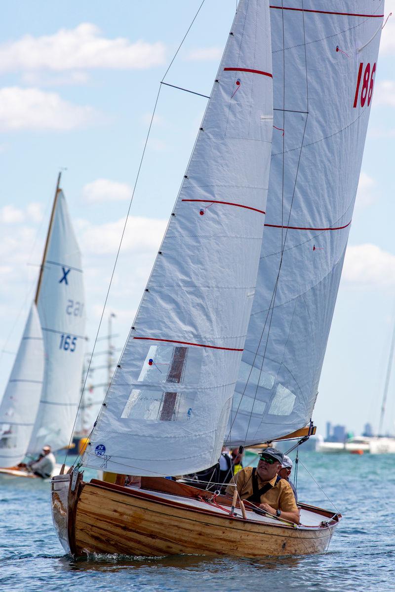 XOD fleet on day 7 of Cowes Week photo copyright Martin Augustus / www.sailingimages.co.uk taken at Cowes Combined Clubs and featuring the XOD class