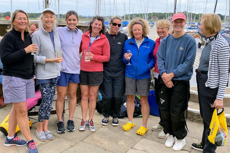 XOD lady's race for the Grenfell Challenge Cup photo copyright Steve Dover taken at Itchenor Sailing Club and featuring the XOD class