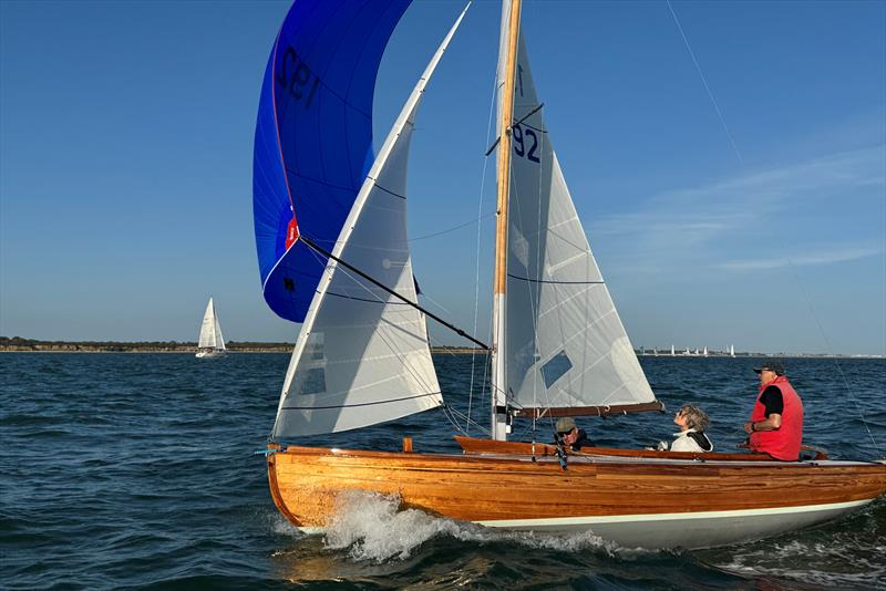 Peter Baines racing his XOD photo copyright Trevor Pountain taken at Hamble River Sailing Club and featuring the XOD class