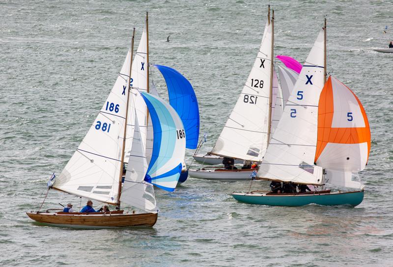 XOD fleet on Day 1 at North Sails Cowes Week photo copyright Martin Augustus / www.sailingimages.co.uk taken at Cowes Combined Clubs and featuring the XOD class