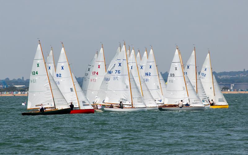 XOD fleet on Day 2 at North Sails Cowes Week photo copyright Martin Augustus / www.sailingimages.co.uk taken at Cowes Combined Clubs and featuring the XOD class