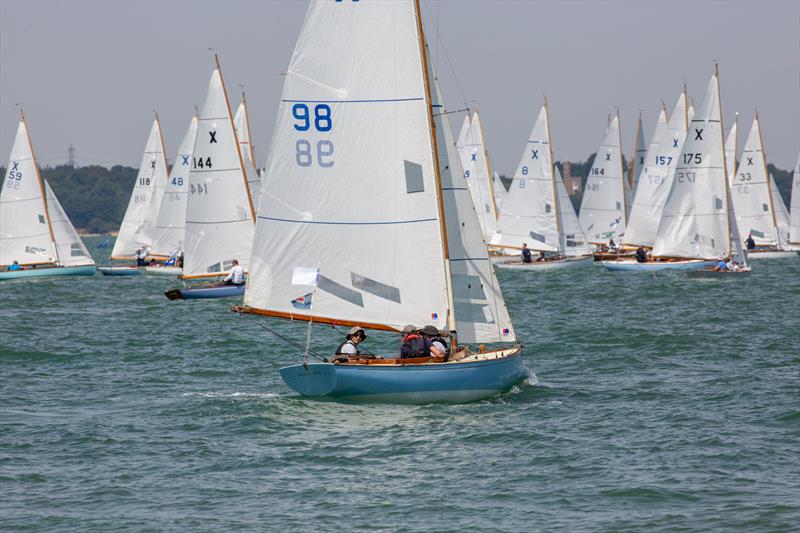 XOD fleet on Day 2 at North Sails Cowes Week photo copyright Martin Augustus / www.sailingimages.co.uk taken at Cowes Combined Clubs and featuring the XOD class