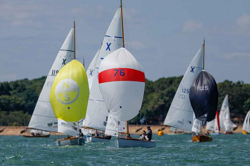 Lone Star pulls out in front of the XOD fleet - North Sails Cowes Week Day 7 - photo © Paul Wyeth / www.pwpictures.com