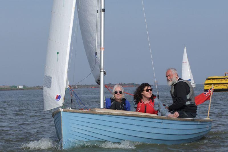 Gravesend SC sail past - Steve and Penny Davies on dayboat Widgeon with Mayoress Julie Easy - photo © Steve Davies