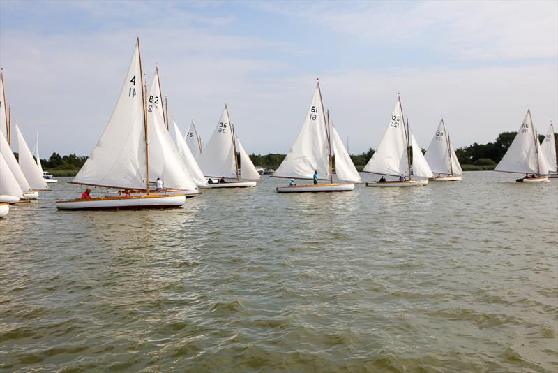 YBODs pre-start - Barton Regatta photo copyright Robin Myerscough taken at Norfolk Punt Club and featuring the Yare & Bure One Design class