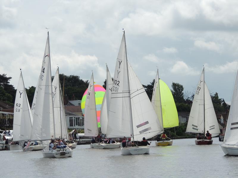 57th Navigators & General Three Rivers Race photo copyright Holly Hancock taken at Horning Sailing Club and featuring the Yeoman/Kinsman class