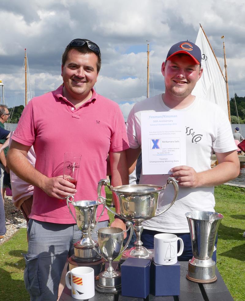 James & Richie Dugdale win the Yeoman Class 50th Anniversary Nationals on the Norfolk Broads photo copyright Ivan Ringwood taken at Norfolk Broads Yacht Club and featuring the Yeoman/Kinsman class