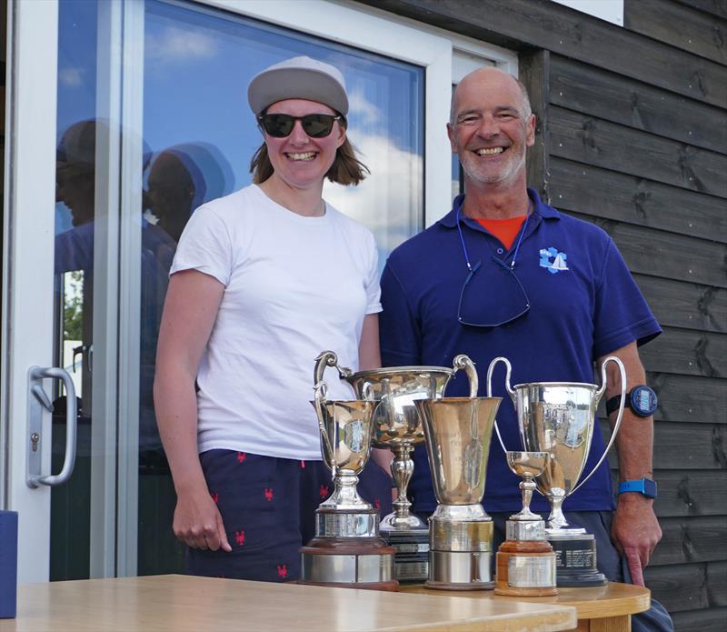 Winners Flip Dugdale and Roger Hannant in the Yeoman Broadland Nationals 2022 photo copyright Michael Holmes taken at Norfolk Broads Yacht Club and featuring the Yeoman/Kinsman class
