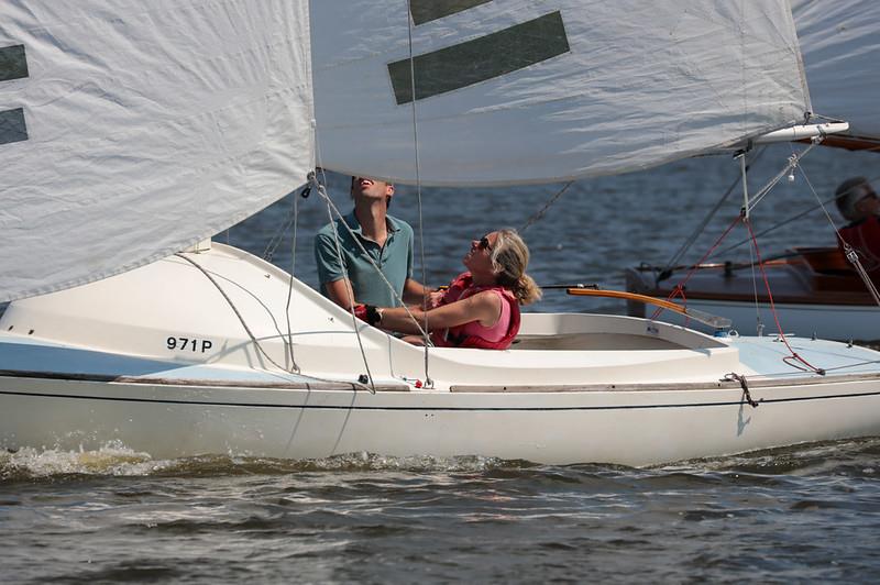 Alastair and Charlotte Drew in Turnstone win the Yeoman fleet at the Keelboat Open on Barton Broad photo copyright Robin Myerscough taken at Norfolk Punt Club and featuring the Yeoman/Kinsman class