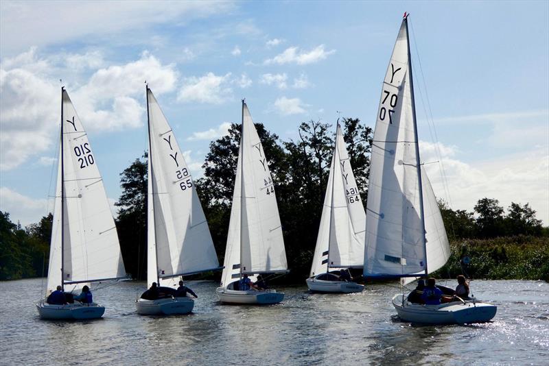 Busy weekend at Horning SC - downriver race to Thurne - photo © Holly Hancock