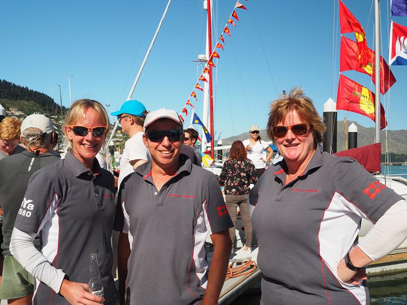 2018 Knight Frank Young 88 South Island Championship - Dockside debrief courtesy sponsors - photo Â© Andrew Herriot