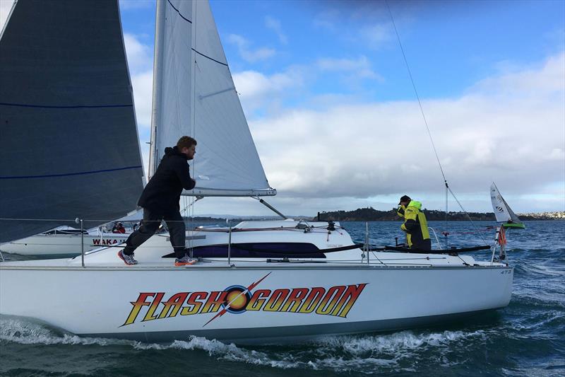 Young 88 two-handed champs - Bucklands Beach Yacht Club - Auckland - May 2020 photo copyright Young 88 Owners Association taken at Bucklands Beach Yacht Club and featuring the Young 88 class