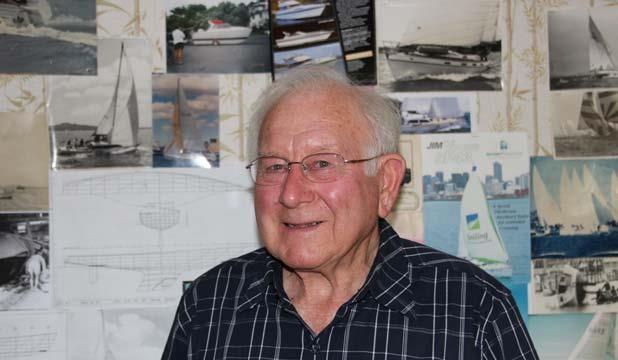 Jim Young addressing a group of Australian Young 88 owners by video photo copyright Young 88 Assoc taken at Royal New Zealand Yacht Squadron and featuring the Young 88 class