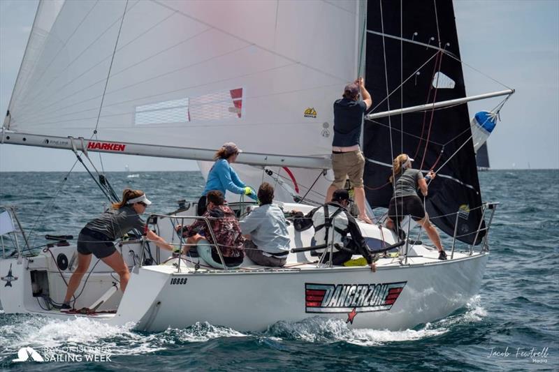 Danger Zone - competing in Bay of Islands Sailing Week - Young 88 - March 2024 - photo © Jacob Fewtrell 