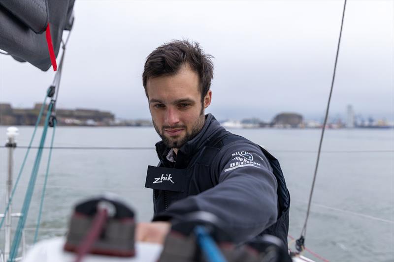 Alan Roberts aboard his Figaro yacht photo copyright Thomas Deregnieaux Photography taken at  and featuring the  class