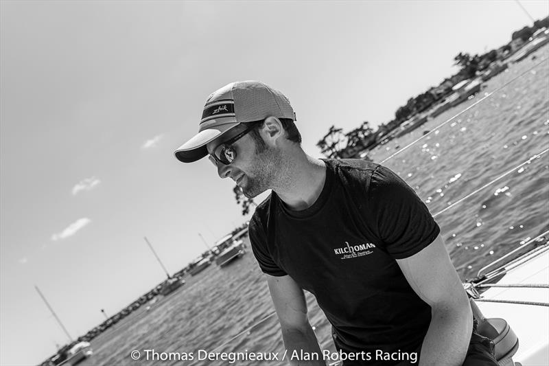 Alan Roberts aboard his Figaro yacht photo copyright Thomas Deregnieaux Photography taken at  and featuring the  class