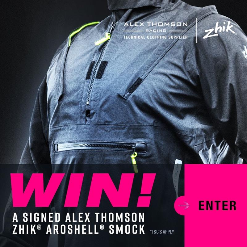 Win a signed Alex Thomson Zhik Aroshell Smock photo copyright Zhik taken at  and featuring the  class
