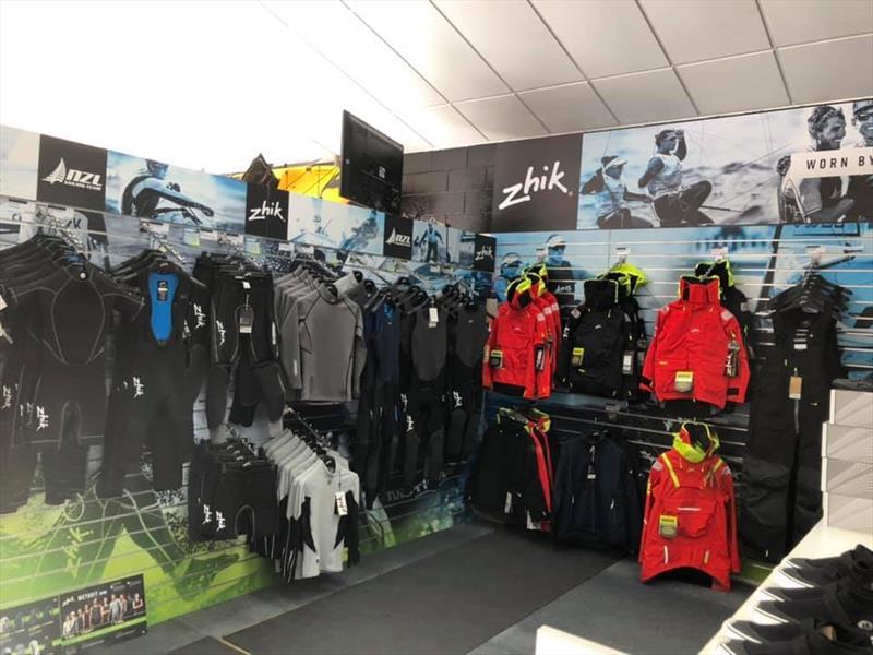 The full range of Zhik gear including wet weather gear is now sold at The Water Shed photo copyright The Water Shed taken at Takapuna Boating Club and featuring the  class